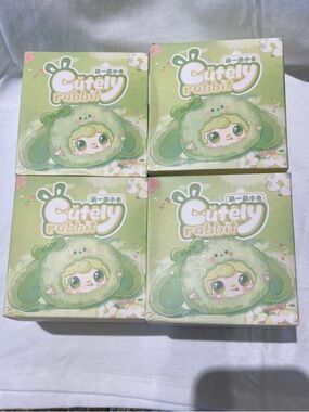 Yooki Cutely Rabbit Plush Blind Box - Bundle of 4 - Sealed